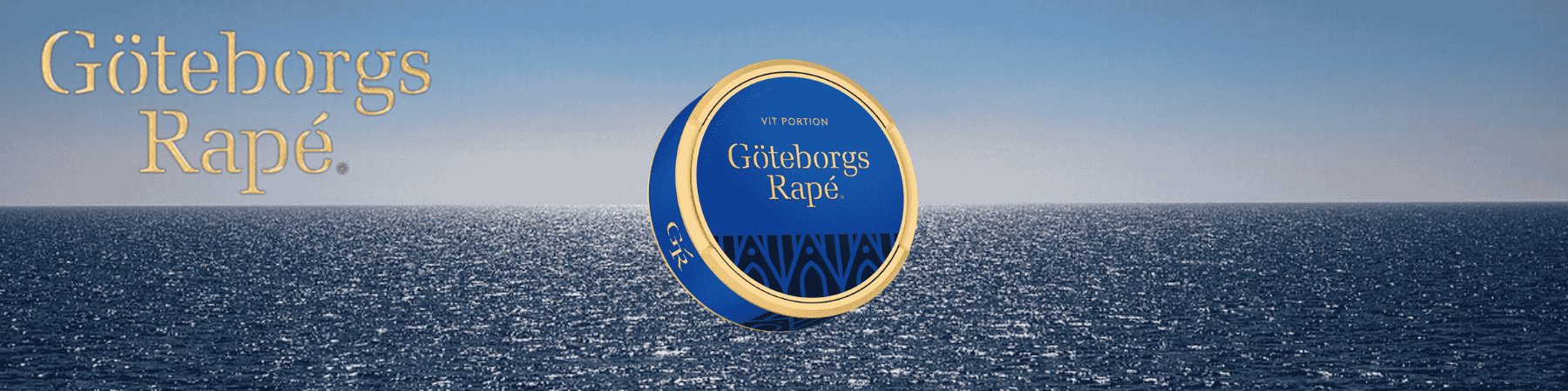 Göteborgs Rape Snus Banner Markenseite Snuskingdom