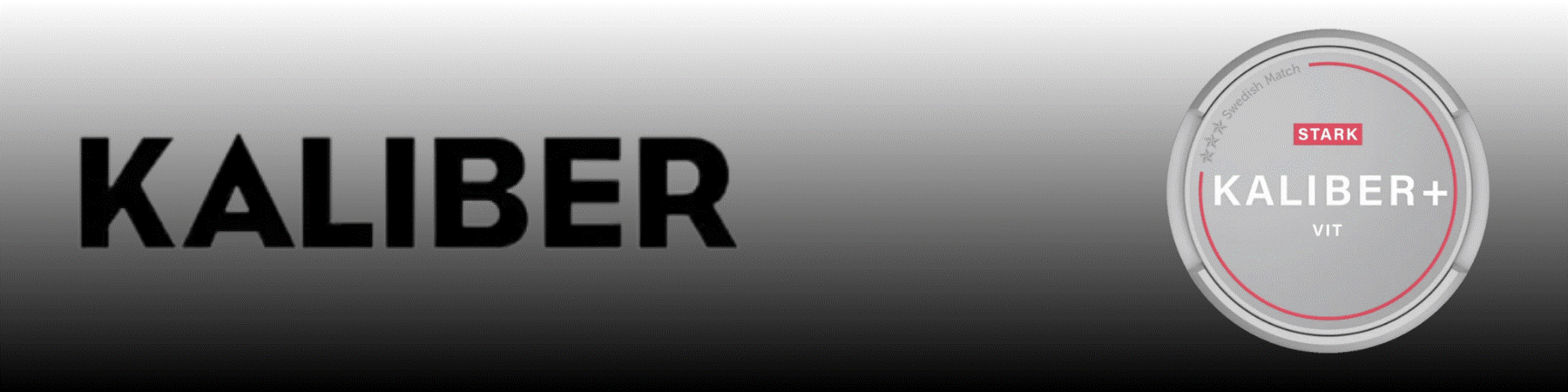 Kaliber Markenbanner mit verschiedenen Sorten