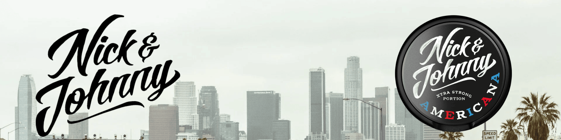 Nick & Johnny Snus Brand Banner