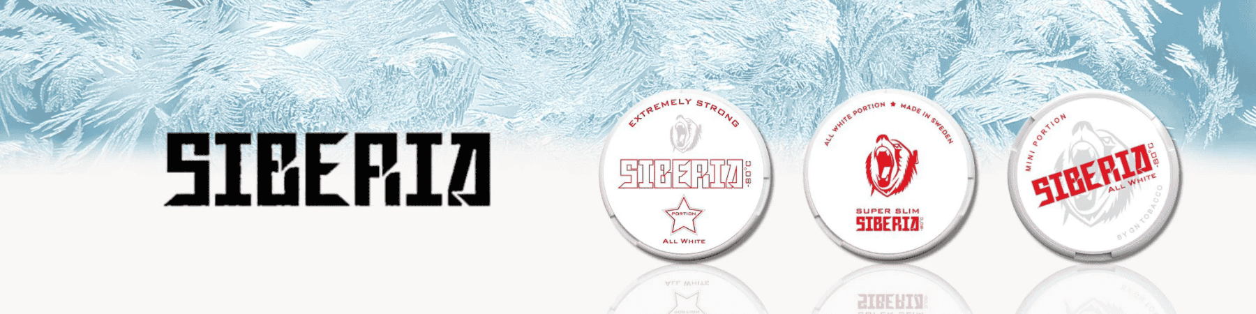 Siberia Brand Page diverse Snus und Nikotinpouches