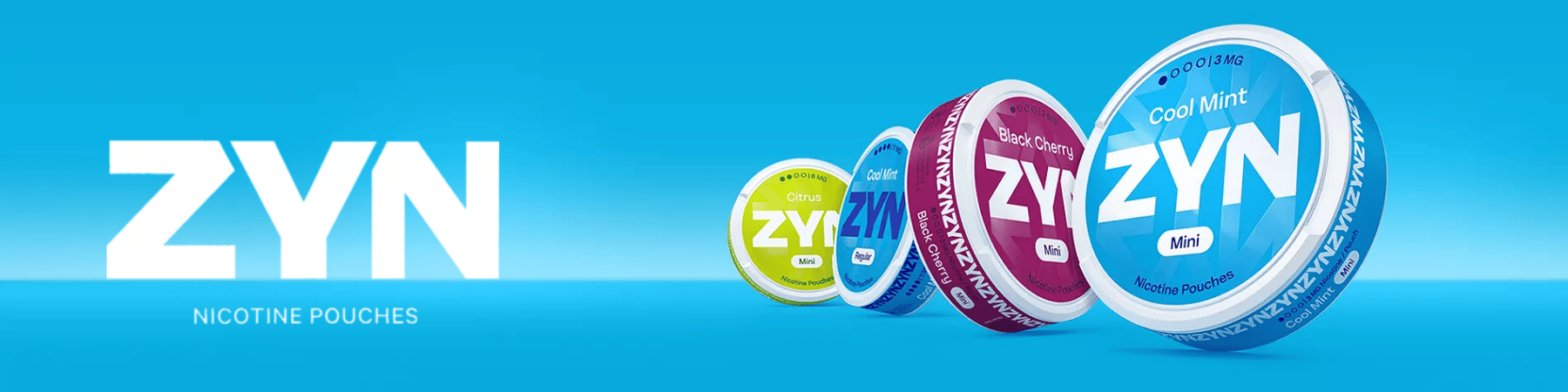 ZYN Brand Banner für schwache Nikotin Snus