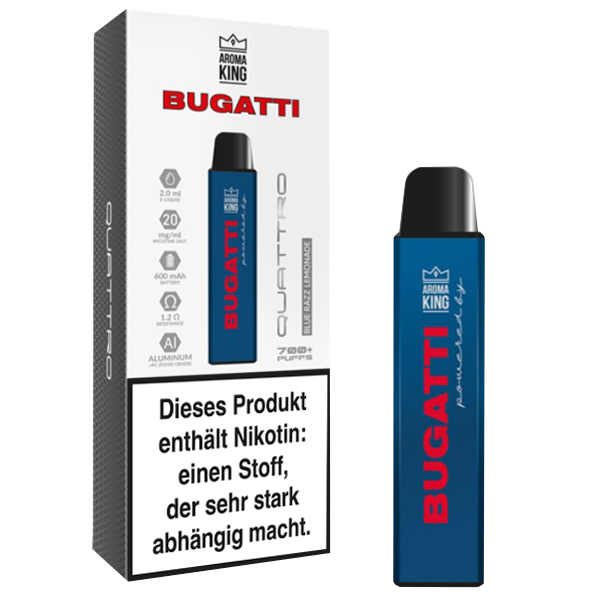 Aroma King Bugatti Quattro Blue Razz Lemonade Image principale du produit