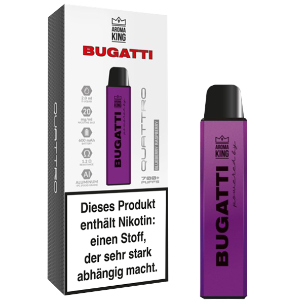 Aroma King Bugatti Quattro Blueberry Raspberry Image principale du produit