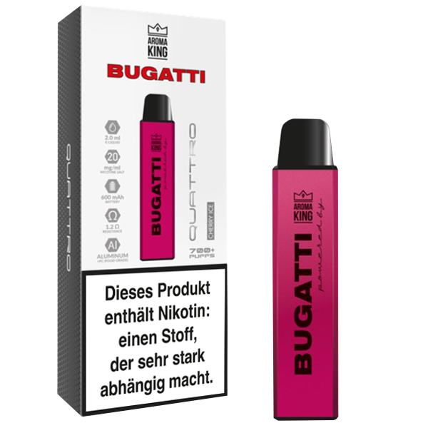 Aroma King Bugatti Quattro Cherry Ice Image principale du produit