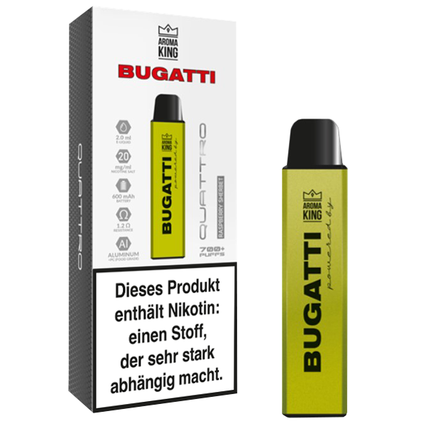 Aroma King Bugatti Quattro Raspberry Sherbet Image principale du produit