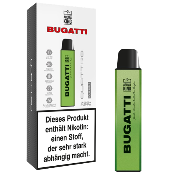 Aroma King Bugatti Quattro Sour Apple