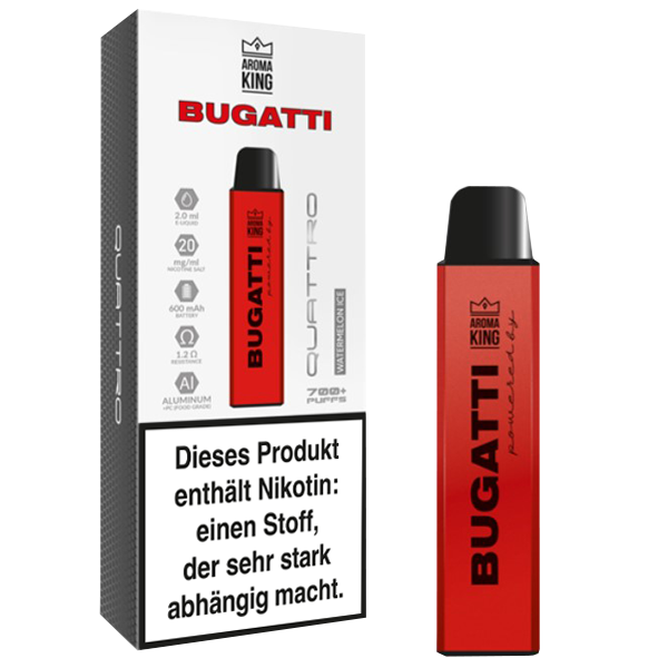 Aroma King Bugatti Quattro Watermelon Ice Image principale du produit