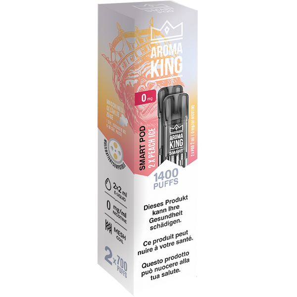Aroma King SMART 2 Pods Peach Ice 0mg Immagine principale del prodotto
