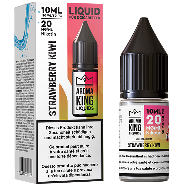 Aroma King Liquid 10ml Strawberry Kiwi 20mg Image principale du produit