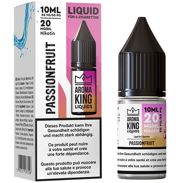 Aroma King Liquid 10ml Passionfruit 20mg Image principale du produit