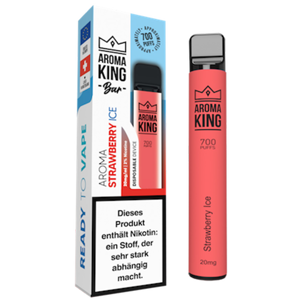 Aroma King Bar 700 Strawberry Ice 20mg Image principale du produit