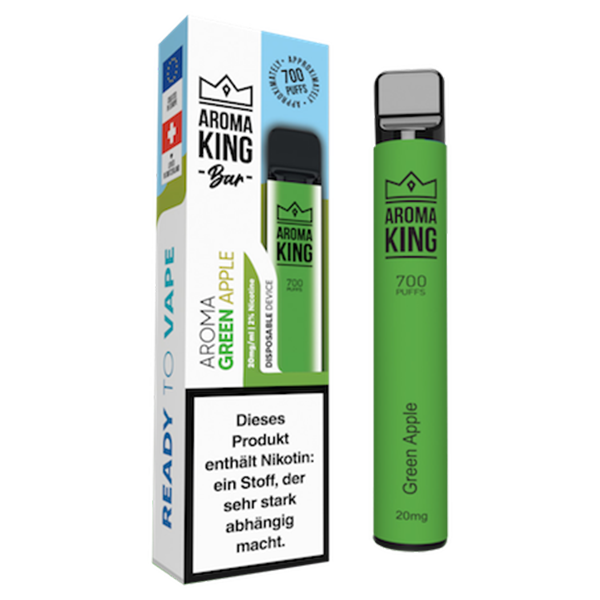 Aroma King Bar 700 Green Apple 20mg Image principale du produit