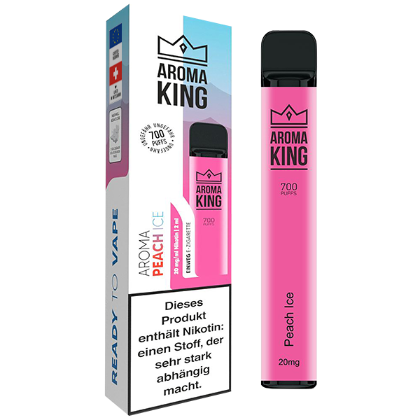 Aroma King Bar 700 Peach Ice 20mg Image principale du produit