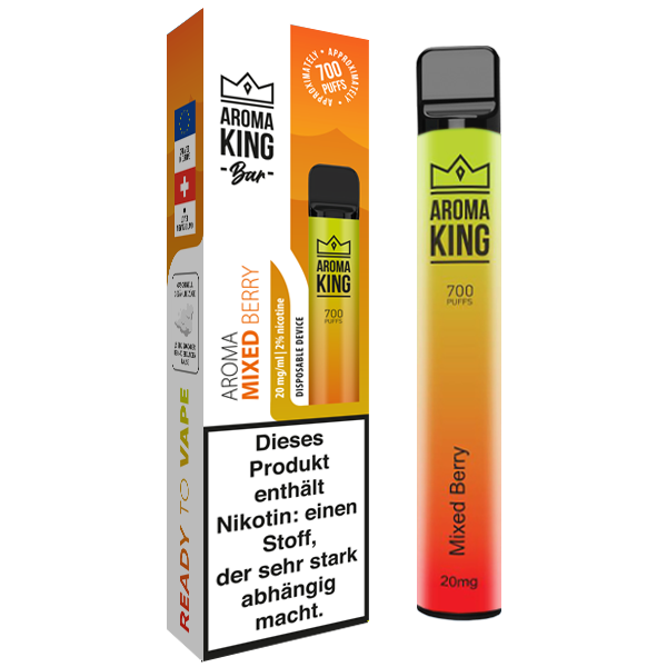 Aroma King Bar 700 Mixed Berry 20mg Image principale du produit