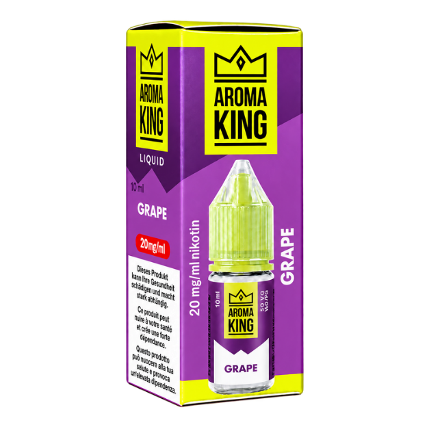 Aroma King Liquid 10ml Grape 20mg Main image