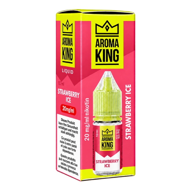 Aroma King Liquid 10ml Strawberry Ice 20mg Main image
