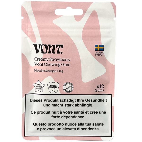 Vont Chewing Gum Creamy Strawberry Immagine principale del prodotto