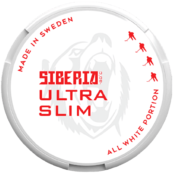 Siberia Ultra Slim All White Portion Nikotinpouches
