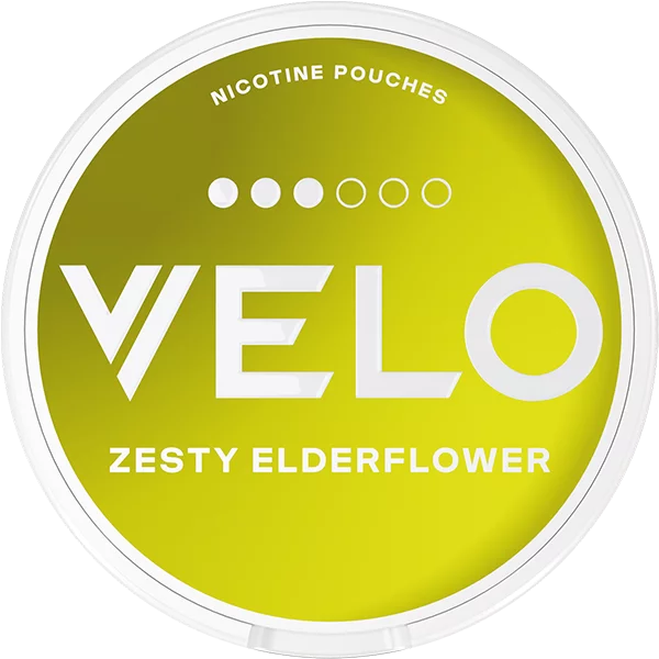 VELO Zesty Elderflower Strong Slim