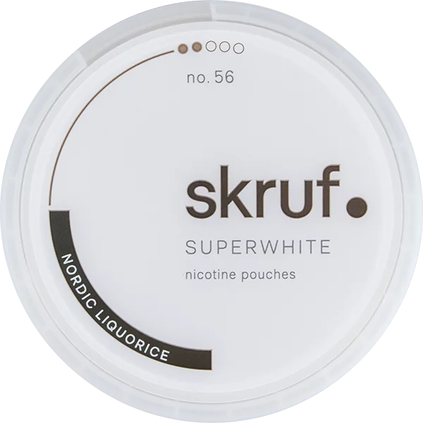 Skruf Superwhite No. 56 Nordic Liquorice Medium Slim Image principale du produit