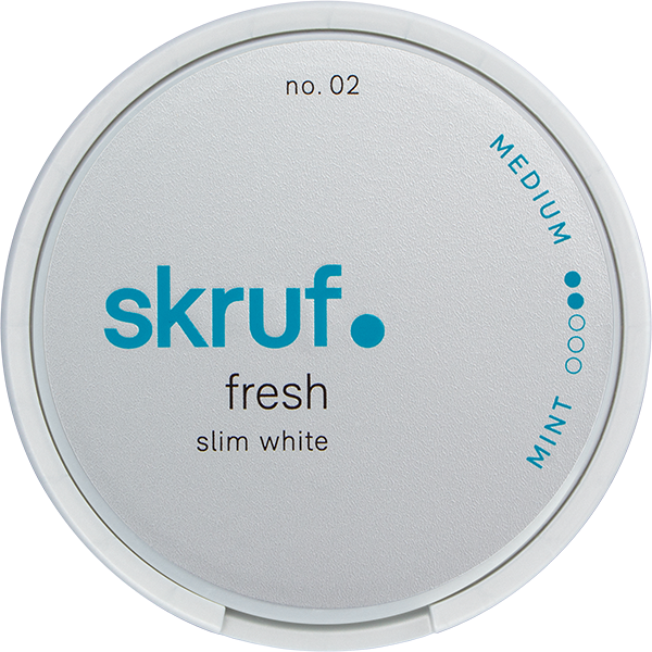 Skruf Fresh No. 2 Mint Medium Slim White Image principale du produit