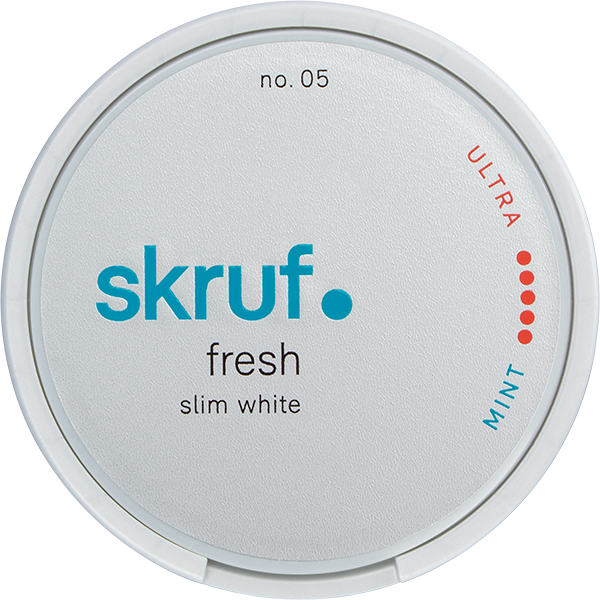 Skruf Fresh No. 5 Mint Ultra Strong Slim White Image principale du produit