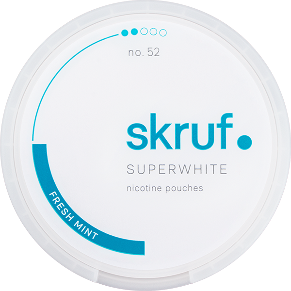 Skruf Superwhite No. 52 Fresh Mint Medium Slim Immagine principale del prodotto