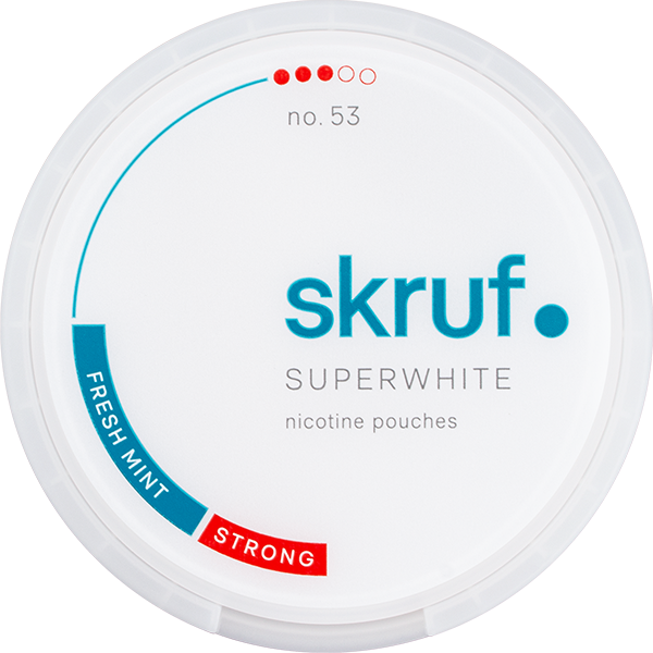 Skruf Superwhite No. 53 Fresh Mint Strong Slim Hauptbild