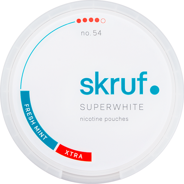 Skruf Superwhite No. 54 Fresh Mint Xtra Strong Slim Image principale du produit