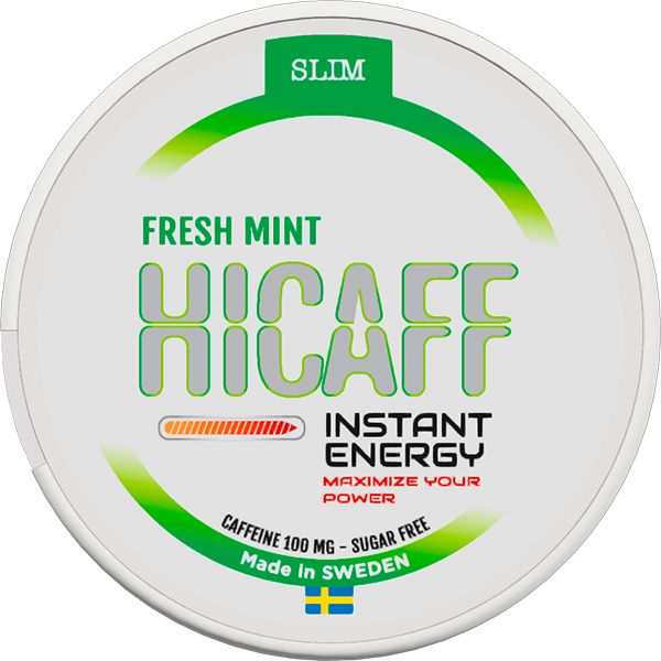 HICAFF Instant Energy Fresh Mint 100mg Slim Image principale du produit
