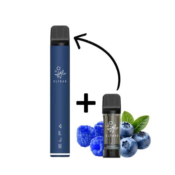 Elfbar ELFA PRO Kit Navy Blue - Blueberry Sour Raspberry 20mg Hauptbild