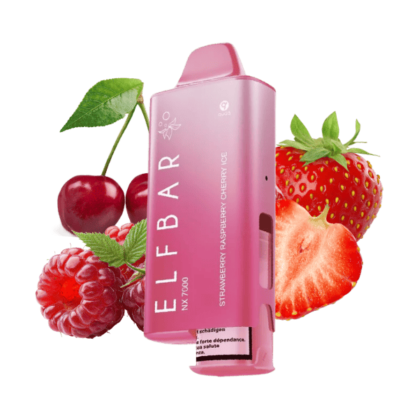 Elfbar NX7000 Starter Kit Strawberry Raspberry Cherry Ice 20mg Hauptbild