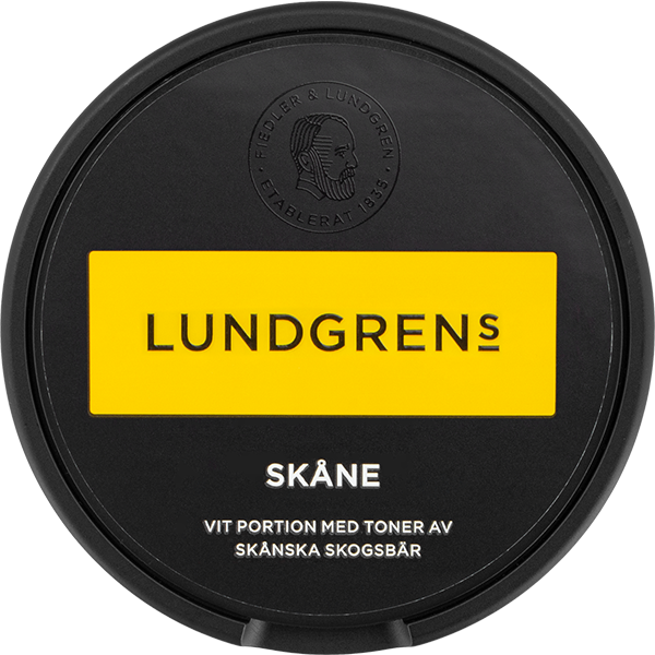 Lundgrens Skane Vit Portion Snus Dose