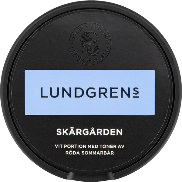Lundgrens Skargarden Vit Portion Snus Dose Main image