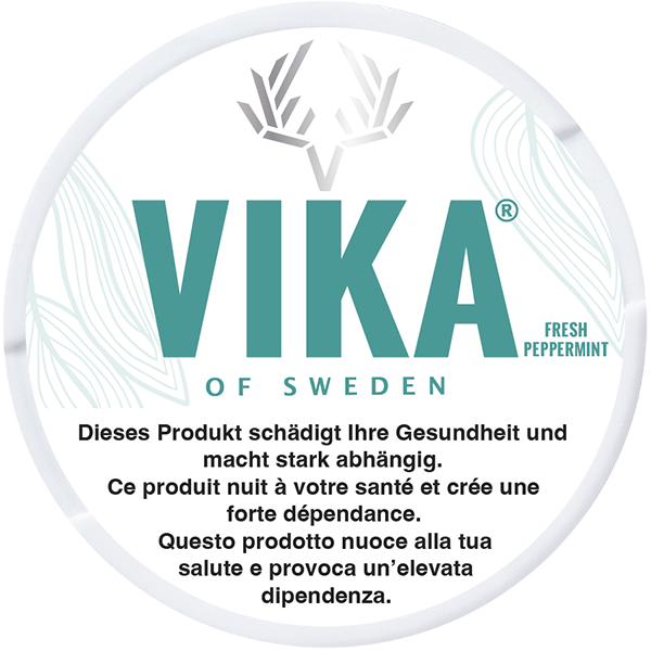 Vika Fresh Peppermint Dose mit Warnhinweis Immagine principale del prodotto
